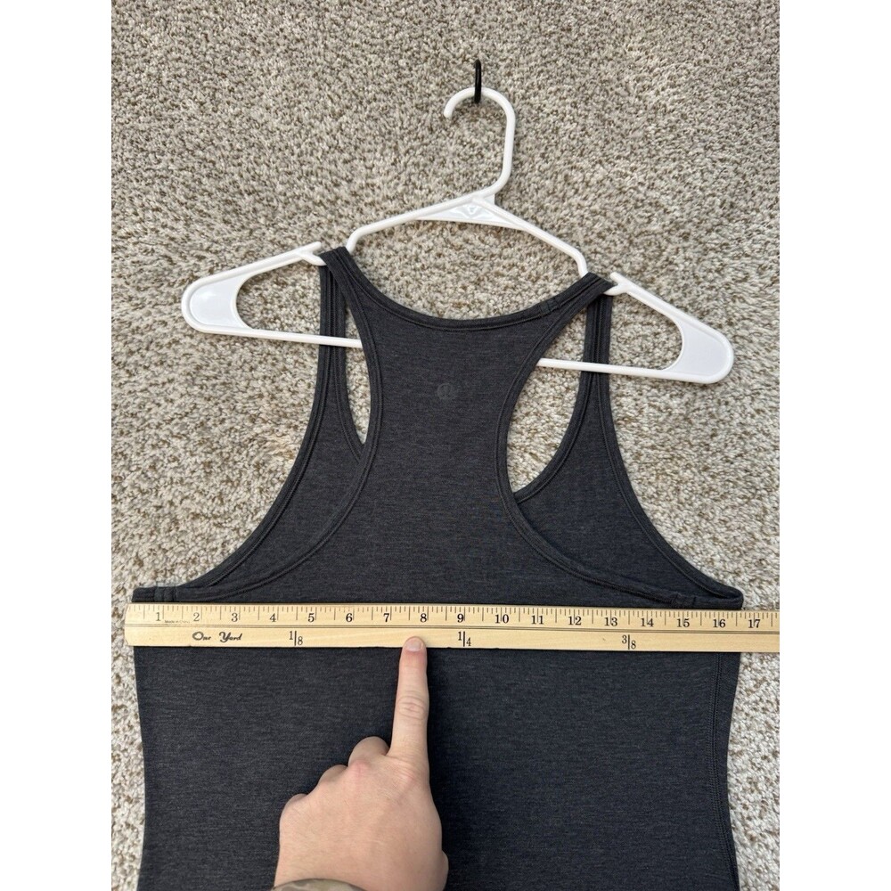 Lululemon Refresh Racerback Tank Maxi Dress ll Women's 6 Small Heather Gray Slit - Picture 7 of 14
